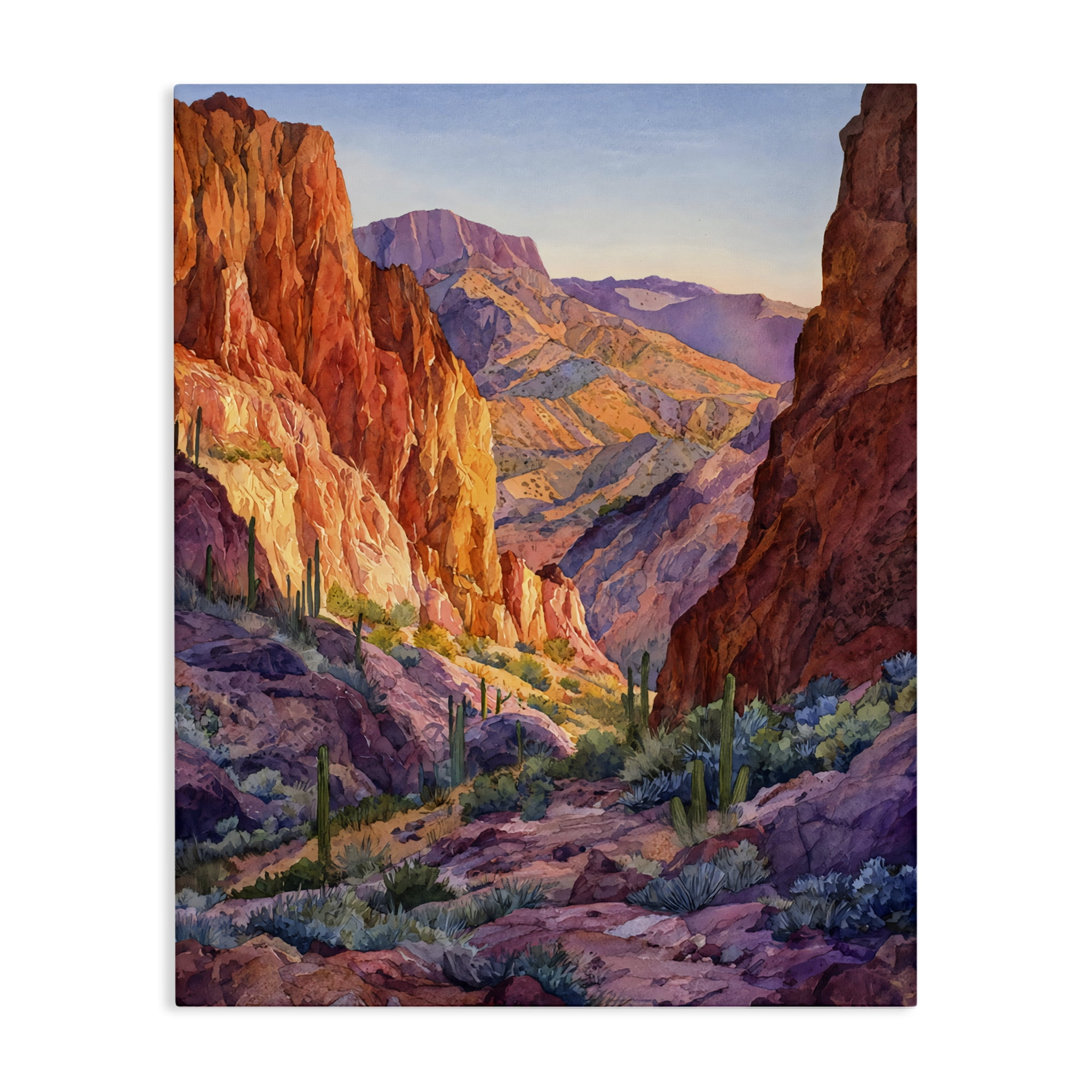 Stupell Industries Western Colors Canyon Canvas Wall Art, design by Franklyn Gregory