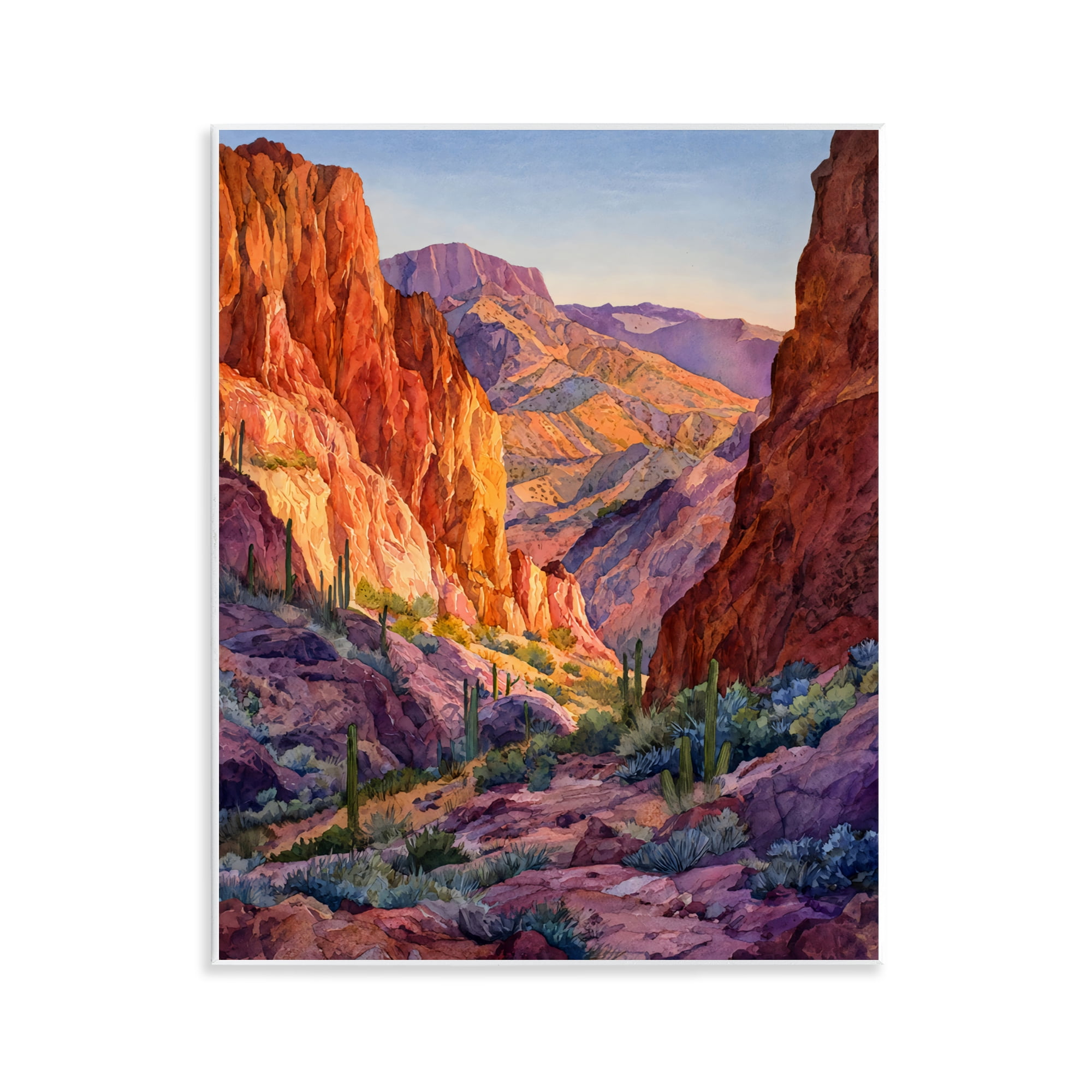 Stupell Industries Western Colors Canyon Wall Plaque Art, design by Franklyn Gregory