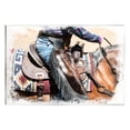 thumbnail image 1 of Stupell Industries Western Cowboy on Saddle Animals & Insects Painting Unframed Art Print Wall Art, 15 x 10, 1 of 7