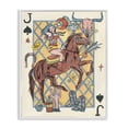 thumbnail image 1 of Stupell Industries Western Cowgirl Playing Card Entertainment Painting White Framed Art Print Wall Art, 11 x 14, 1 of 2