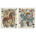 thumbnail image 1 of Stupell Industries Western Cowgirl Playing Cards Entertainment Painting Wrapped Canvas Art Print Wall Art, 16 x 20, Set of 2, 1 of 8