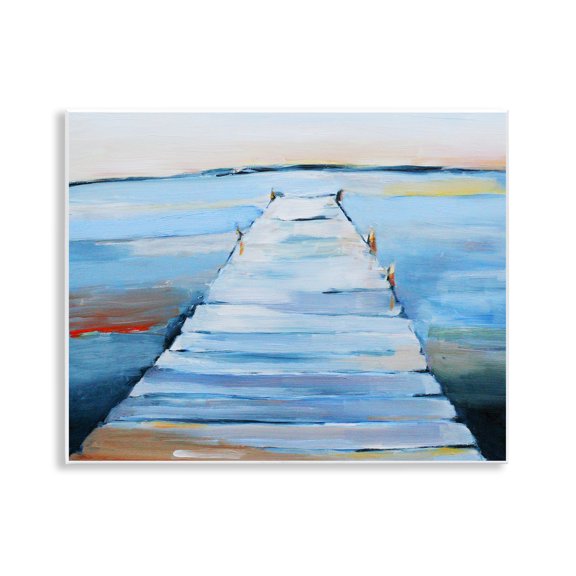 Stupell Industries Wet Dock Seascape Wall Plaque Art design by 1x, 11 x 14