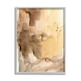 thumbnail image 1 of Stupell Industries Wet Paint Abstraction Brown Watercolor Strokes Abstract Painting Gray Framed Art Print Wall Art, 11 x 14, 1 of 7