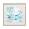 thumbnail image 1 of Stupell Industries Bohemian Whale Sea Swim Birch Framed Print Under Glass, 13 x 13, by Kim Allen, 1 of 8