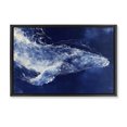 thumbnail image 1 of Stupell Industries Modern Whale in Motion Black Floating Frame Canvas Art, 25 x 17, by Chromatic Storm Studio, 1 of 8