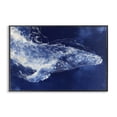 thumbnail image 1 of Stupell Industries Modern Whale in Motion Black Framed Giclee Art, 18 x 12, by Chromatic Storm Studio, 1 of 8
