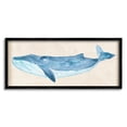 thumbnail image 1 of Stupell Industries Whale on Beige Animals & Insects Painting Black Framed Art Print Wall Art, 24 x 10, 1 of 9