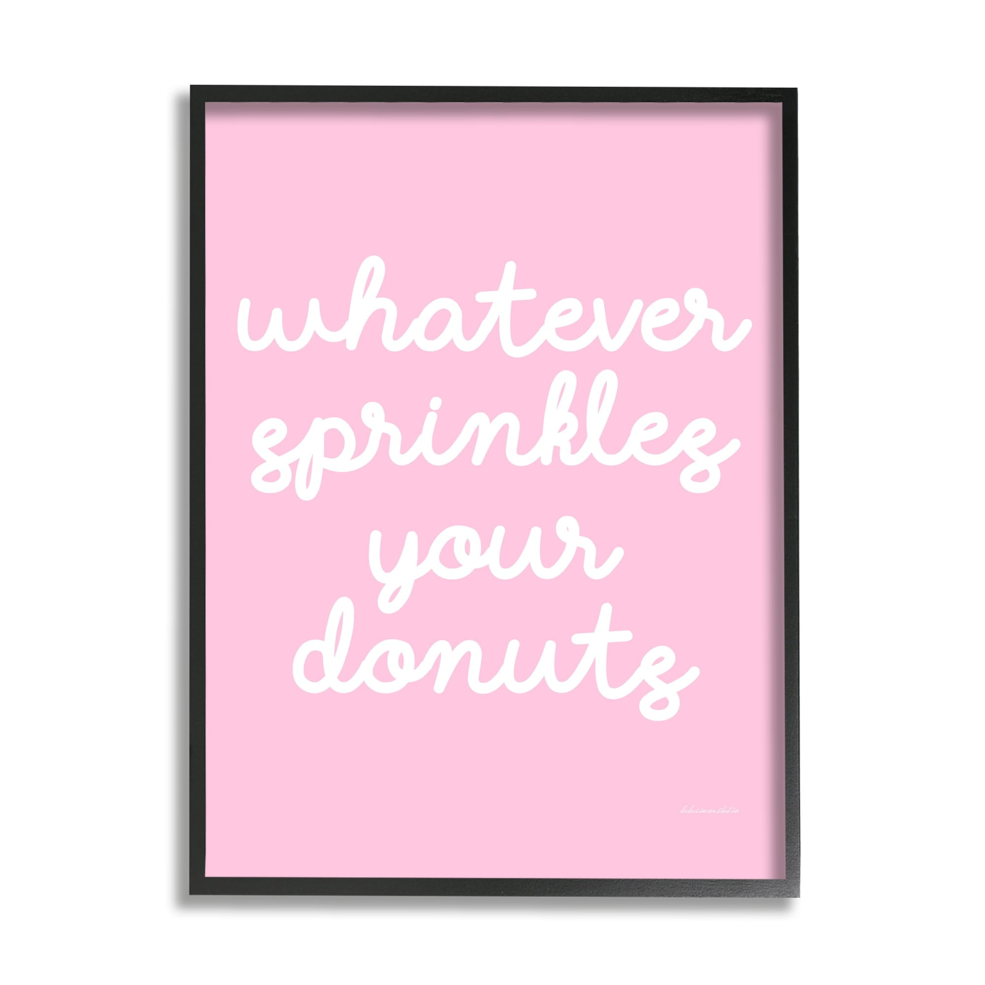 Stupell Industries Whatever Sprinkles Your Donut, 24 x 30,Design by lulusimonSTUDIO