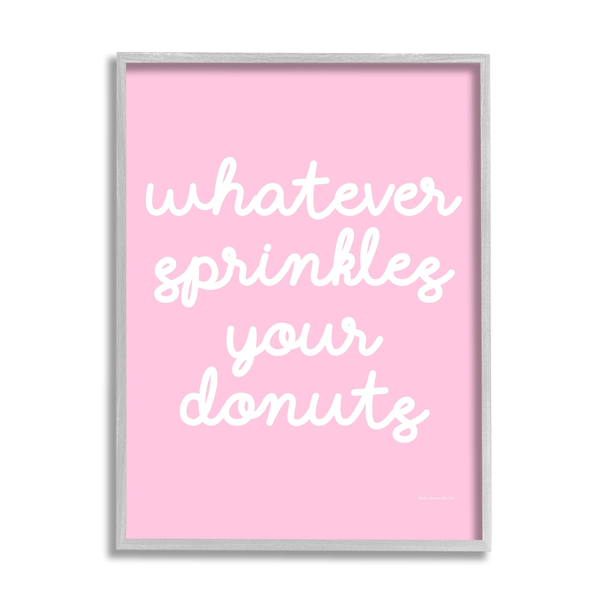 Stupell Industries Whatever Sprinkles Your Donut, 24 x 30,Design by lulusimonSTUDIO