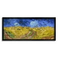 thumbnail image 1 of Stupell Industries Wheatfield with Crows Vincent van Gogh Classic Painting Painting Black Framed Art Print Wall Art, Design by one1000paintings, 1 of 5