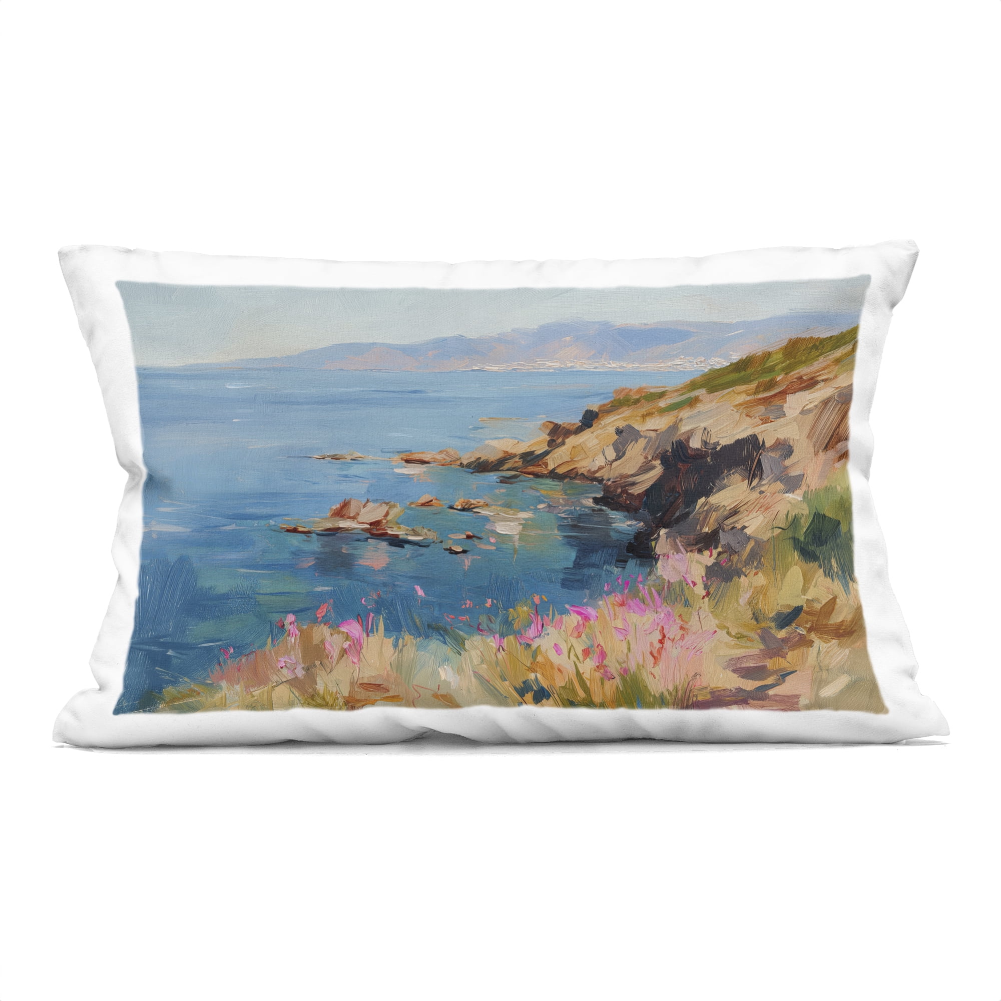 Stupell Industries Where Mountains Meet Sea Decorative Printed Throw Pillow, design by Svetlana Aleynikova