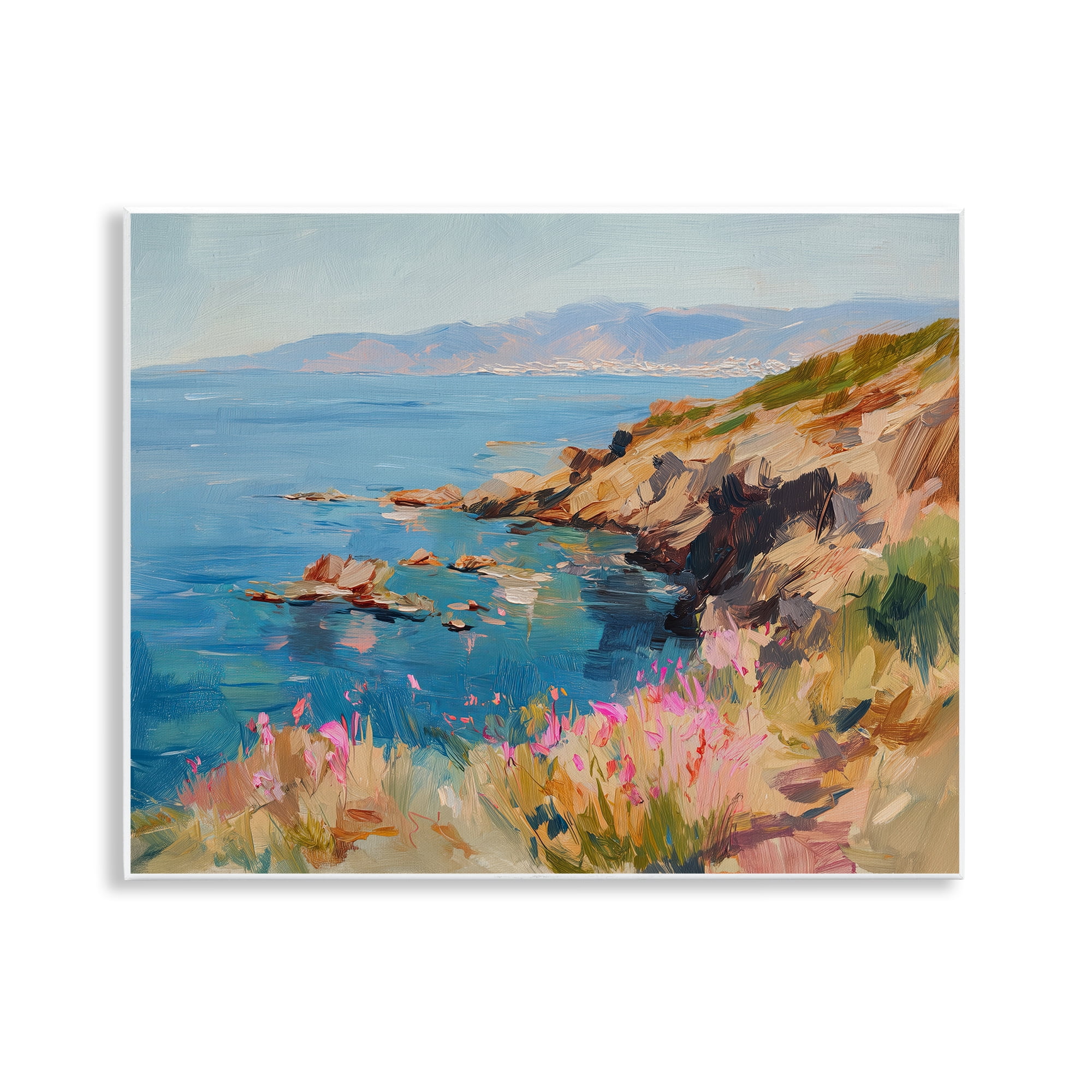 Stupell Industries Where Mountains Meet Sea Wall Plaque Art, design by Svetlana Aleynikova