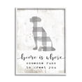 thumbnail image 1 of Stupell Industries Where Someone Runs to Greet You Dog Phrase, 24 x 30,Design by Daphne Polselli, 1 of 5