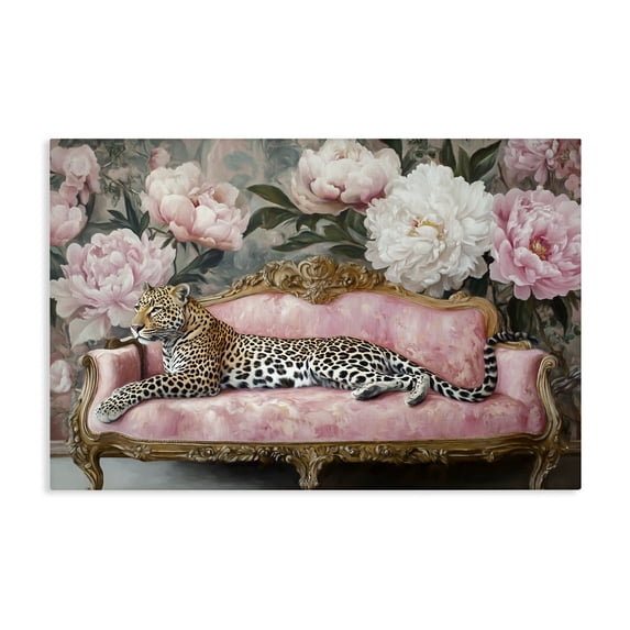 Stupell Industries Eclectic Where The Leopard Dreams Canvas Art, 30 x 20, by Tina LeCour