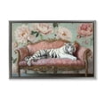thumbnail image 1 of Stupell Industries Art Deco Where The Tiger Dreams Gray Floating Frame Canvas Art, 31 x 21, by Tina LeCour, 1 of 8