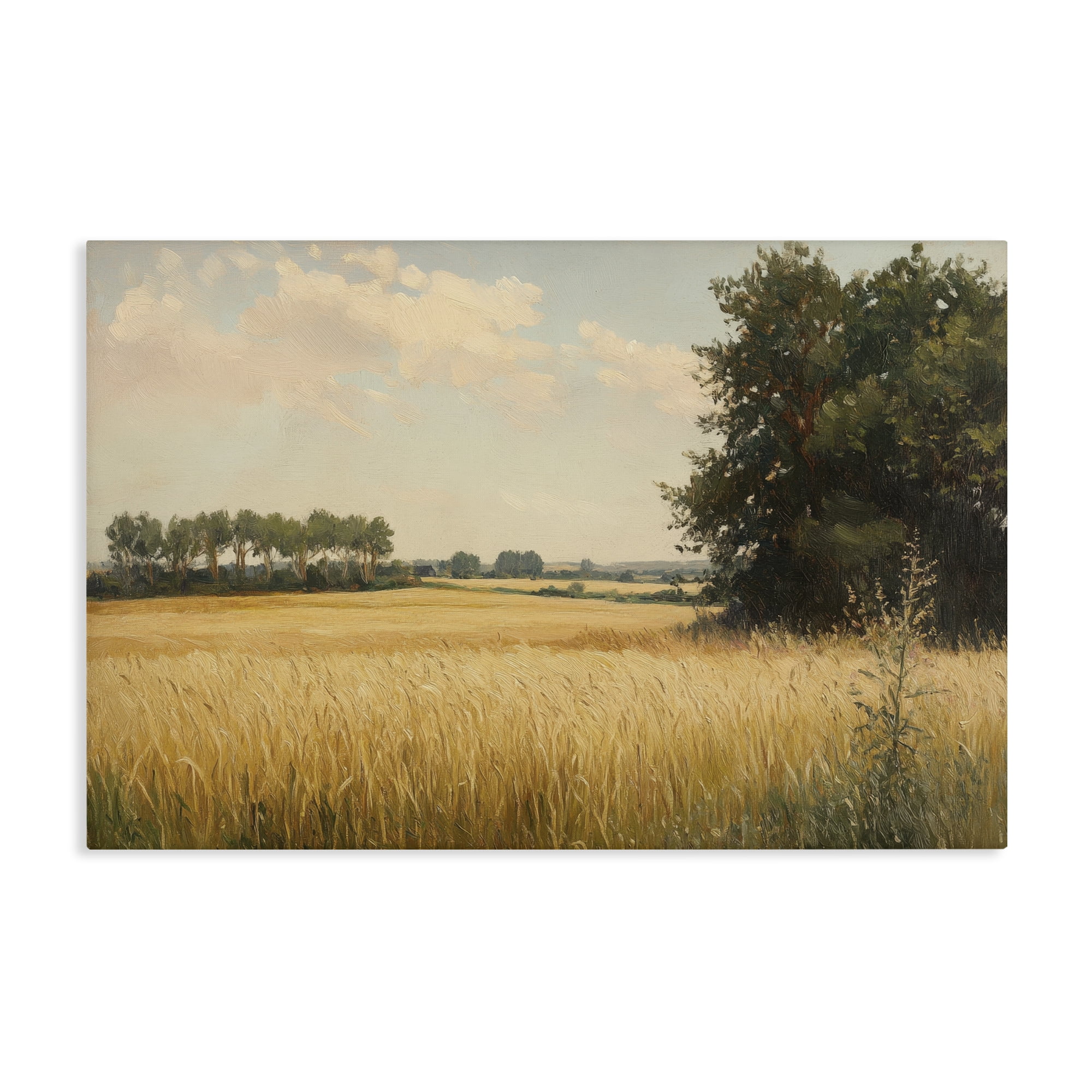 Stupell Industries Where The Wheat Grows Canvas Wall Art, design by Petal Prints Design