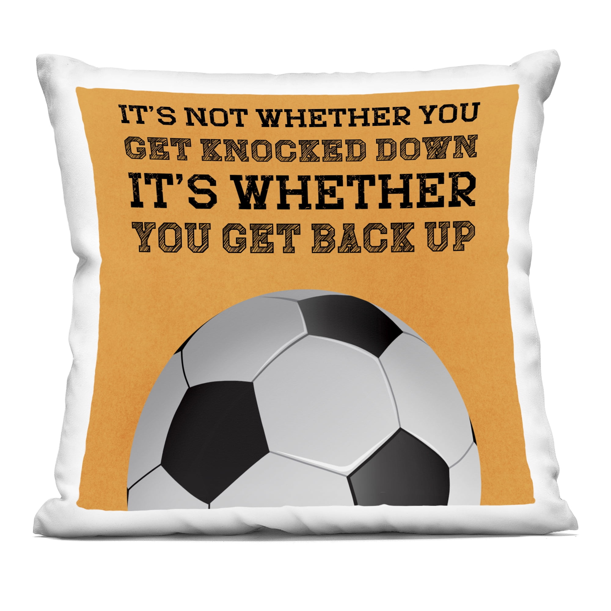 Stupell Industries Whether You Get Back Up Decorative Printed Throw Pillow, design by Marcus Prime