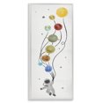 thumbnail image 1 of Stupell Industries Whimsical Astronaut Floating Balloon Abstract Painting White Framed Art Print Wall Art, 13 x 30, 1 of 9