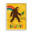 thumbnail image 1 of Stupell Industries Whimsical Believe Phrase Happy Smiling Big Foot, 24 x 30, Designed by Nina Seven, 1 of 7