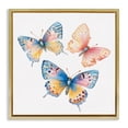 thumbnail image 1 of Stupell Industries Bohemian Whimsical Butterfly Trio Gold Floating Frame Canvas Art, 25 x 25, by Creative Studio, 1 of 8