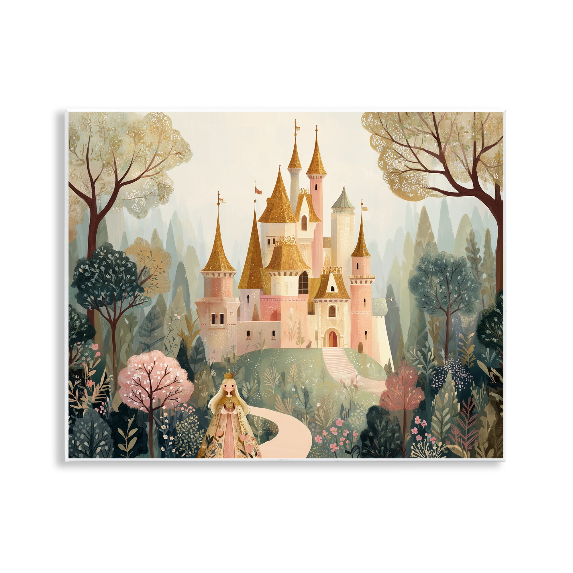 Stupell Industries Whimsical Castle Path Wall Plaque Art, design by Christine Simpson Art