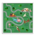 thumbnail image 1 of Stupell Industries Whimsical Dogs Map Education Painting White Framed Art Print Wall Art, 24 x 24, 1 of 2