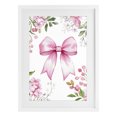 thumbnail image 1 of Stupell Industries French Country Whimsical Floral Bow Pink White Framed Print Under Glass, 14 x 20, by Creative Studio, 1 of 8