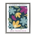 thumbnail image 1 of Stupell Industries Bohemian Whimsical Flower Market Gray Floating Frame Canvas Art, 25 x 31, by Anna Quach, 1 of 8