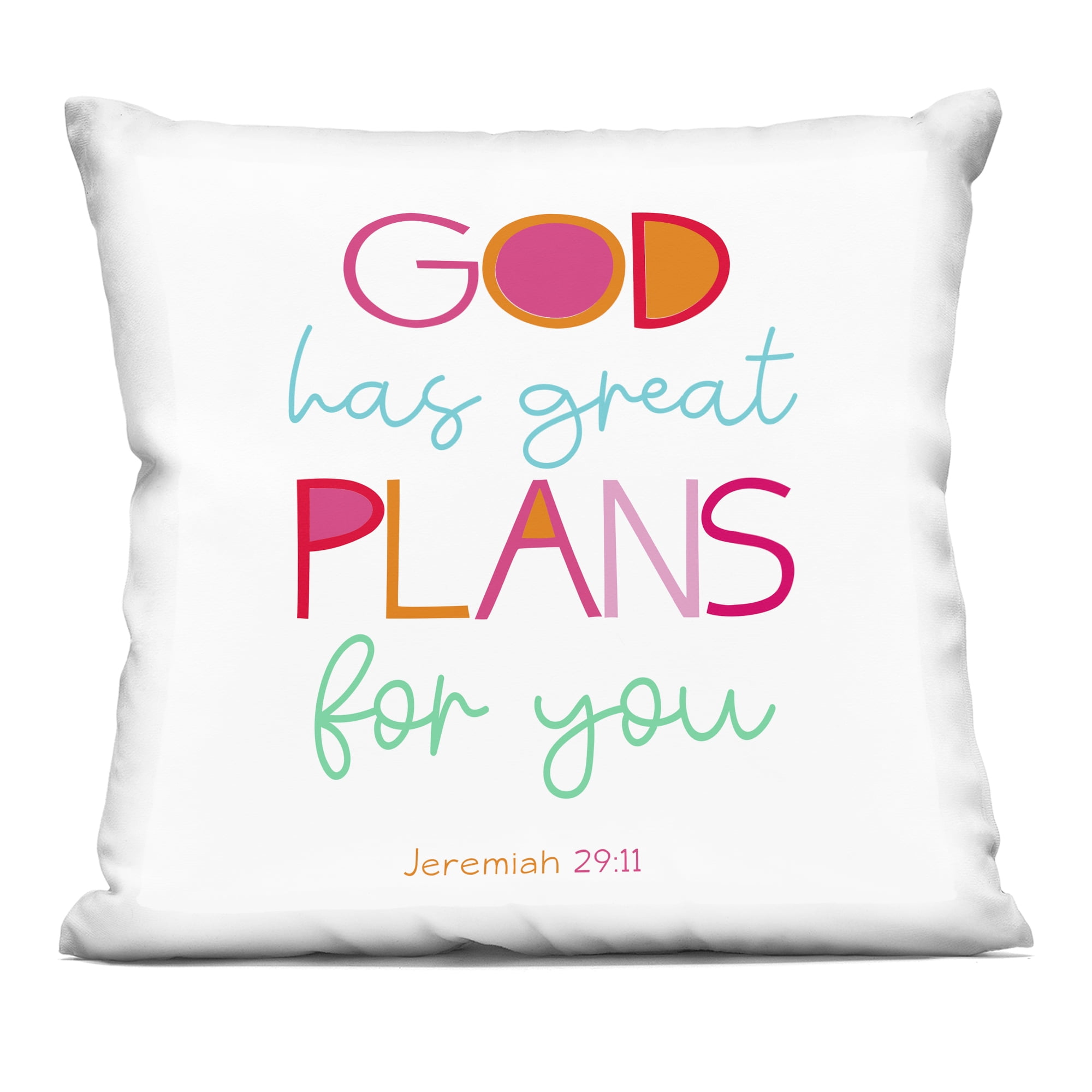 Stupell Industries Whimsical God's Plans For You Decorative Printed Throw Pillow, design by SD Graphics Studio