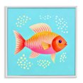 thumbnail image 1 of Stupell Industries Cottage Whimsical Orange Fish White Framed Giclee Art, 24 x 24, by Andrea Haase, 1 of 8