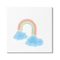 thumbnail image 1 of Stupell Industries Whimsical Rainbow with Clouds Landscape Painting Gallery Wrapped Canvas Art Print Wall Art, 30 x 30, 1 of 8