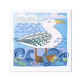 thumbnail image 1 of Stupell Industries Whimsical Seagull Bird Layered Ocean Waves Painting Graphic Art Gallery Wrapped Canvas Print Wall Art, Design by unknown, 1 of 5