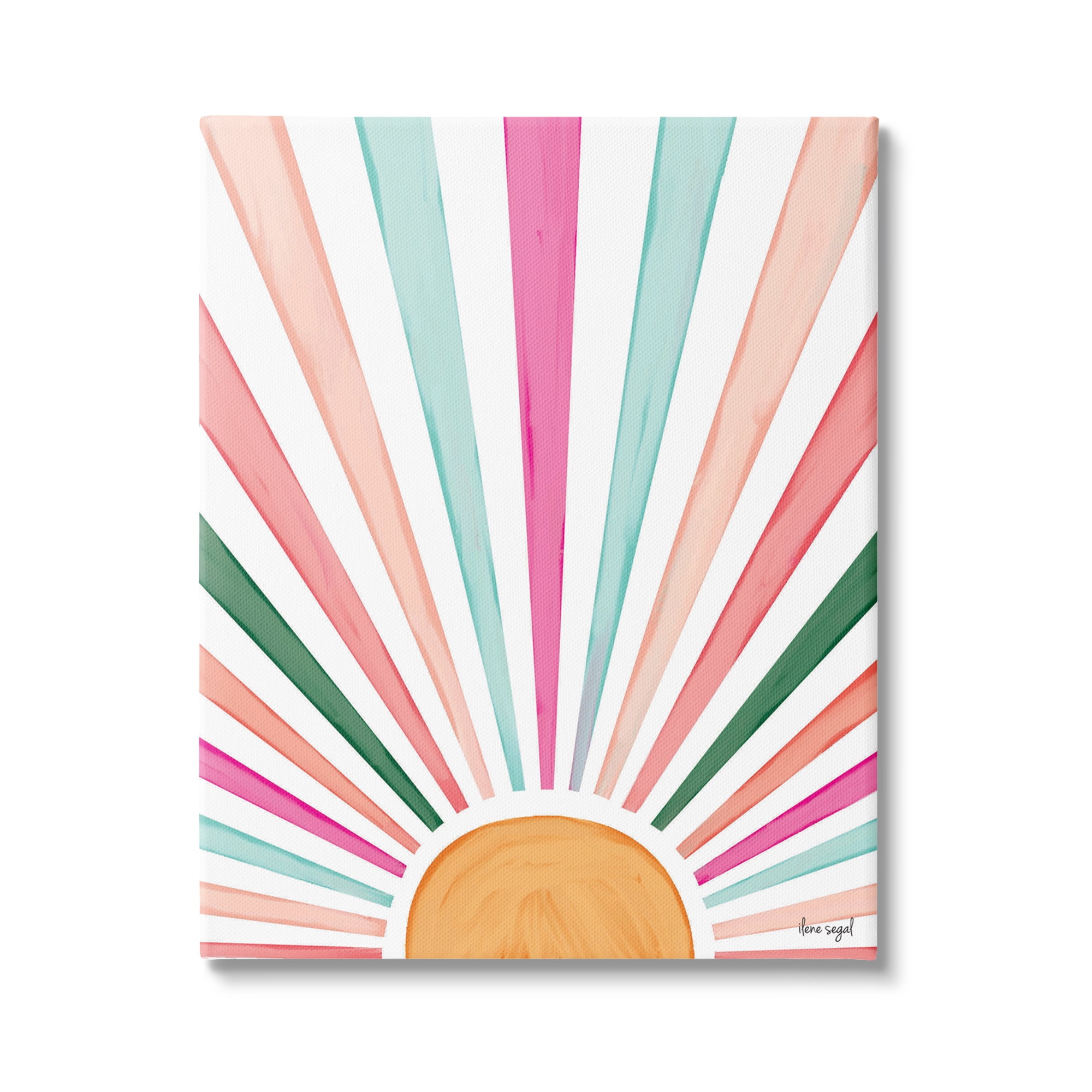 Stupell Industries Whimsical Sun Rays Shining Playful Nature Painting Graphic Art Gallery Wrapped Canvas Print Wall Art, Design by Ilene Segal