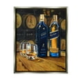 thumbnail image 1 of Stupell Industries Whiskey Glasses Still Life Food & Beverage Painting Gray Floater Framed Art Print Wall Art, 25 x 31, 1 of 9