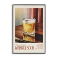 thumbnail image 1 of Stupell Industries Modern Whiskey Sour on Table Black Framed Giclee Art, 20 x 30, by Andreas Magnusson, 1 of 8