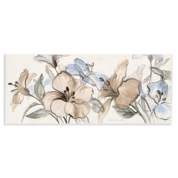 Stupell Industries Whispering Florals Neutral Wall Plaque Art, design by Lanie Loreth