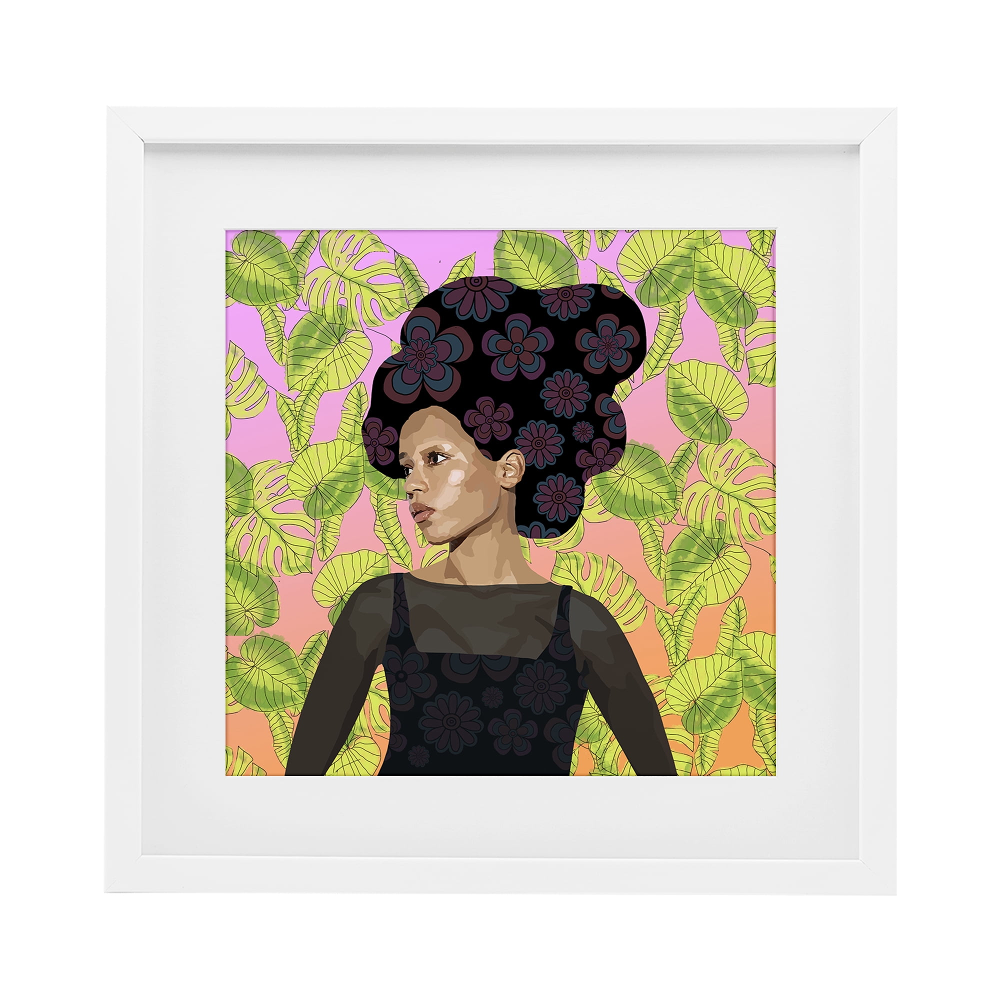 Stupell Industries Whispers Of Bloom White Framed Print Under Glass, design by Lynnda Rakos