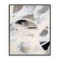 thumbnail image 1 of Stupell Industries White Abstract Expression Abstract Painting Black Framed Art Print Wall Art, 24 x 30, 1 of 2