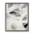 thumbnail image 1 of Stupell Industries White Abstract Expression Abstract Painting Brown Floater Framed Canvas Art Print Wall Art, 25 x 31, 1 of 10