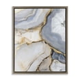 thumbnail image 1 of Stupell Industries Modern White And Gray Geode Brown Floating Frame Canvas Art, 17 x 21, by Svetlana Aleynikova, 1 of 8