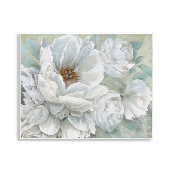 Stupell Industries White Beauty Bouquet Botanical & Floral Painting Unframed Art Print Wall Art, 14 x 11
