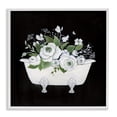 thumbnail image 1 of Stupell Industries Farmhouse White & Black Bath White Framed Giclee Art, 17 x 17, by Janet Tava, 1 of 8