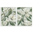 thumbnail image 1 of Stupell Industries White Blossoms & Leaves Plants & Flowers Painting White Framed Art Print Wall Art, 24 x 30, Set of 2, 1 of 2