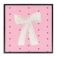 thumbnail image 1 of Stupell Industries White Bow on Hearts Black Framed Giclee Art design by Lucille Price, 24 x 24, 1 of 8
