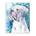 thumbnail image 1 of Stupell Industries White Boxer Gaze Pet Dog over Blue Wall Plaque, 13 x 19, Design by George Dyachenko, 1 of 6