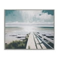 thumbnail image 1 of Stupell Industries White Bridge to Shore Nautical & Beach Painting Gray Framed Art Print Wall Art, 14 x 11, 1 of 2