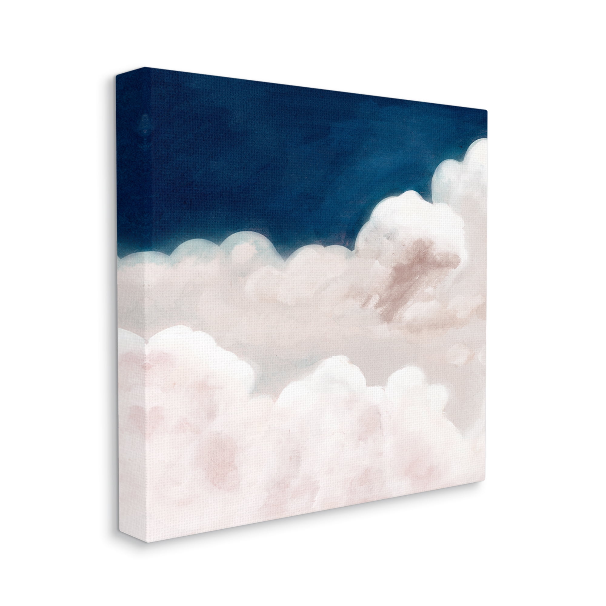 Stupell Industries White Clouds Meet Deep Blue Night Sky Canvas Wall Art, 36 x 36, Design by Studio W