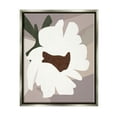 thumbnail image 1 of Stupell Industries White Contemporary Flower Botanical & Floral Painting Gray Floater Framed Canvas Art Print Wall Art, 17 x 21, 1 of 10