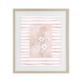thumbnail image 1 of Stupell Industries Traditional White Cosmos on Pink Stripes Birch Framed Print Under Glass, 17 x 21, by Lucille Price, 1 of 8