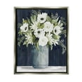thumbnail image 1 of Stupell Industries White Country Blooms Botanical & Floral Painting Gray Floater Framed Art Print Wall Art, 17 x 21, 1 of 10
